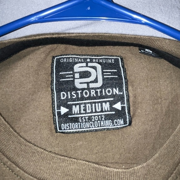 Distortion brown and space long sleeve tshirt. - Picture 4 of 5